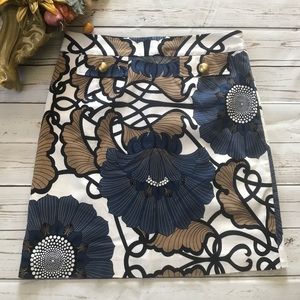 $195 Elizabeth McKay floral brunch skirt